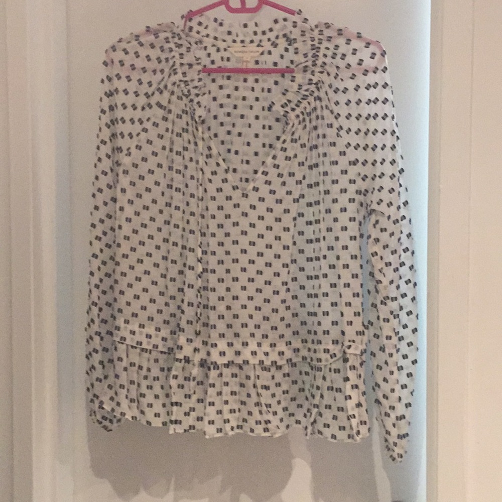 Cute drop waist Rebecca Taylor top!